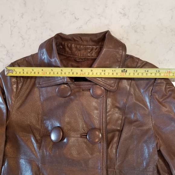 🧥VERO MODA GENUINE LEATHER COAT - Picture 3 of 16